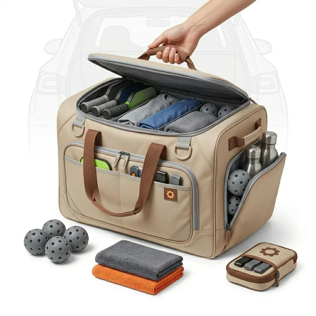 Family Weekend Bag 01, weekend-ready bag for family trips with space for paddles, change of clothes, and travel essentials for short trips and weekend getaways.