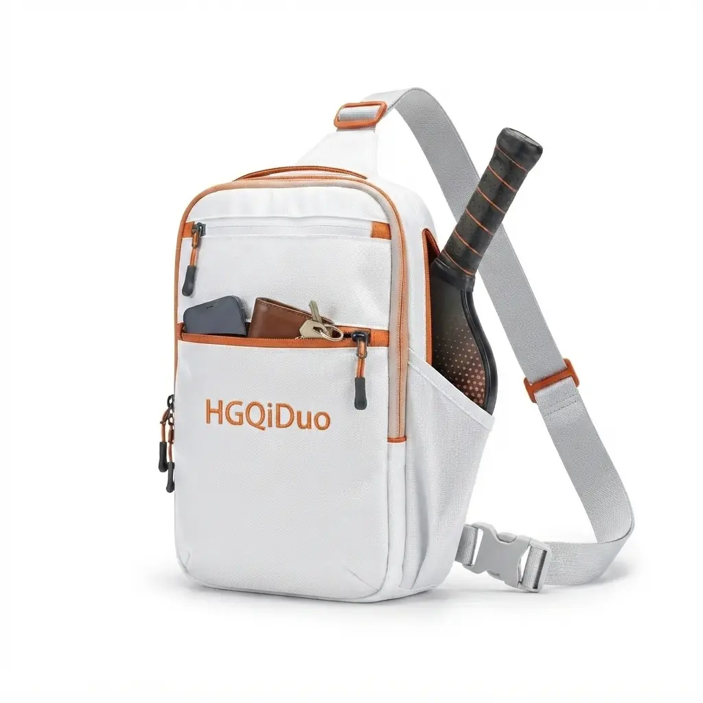 HGQiDuo 2026 women's lightweight pickleball shoulder bag for paddles balls and everyday essentials