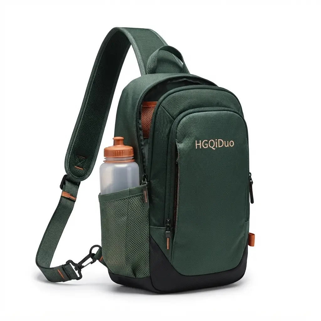 HGQiDuo 2026 men's portable pickleball shoulder bag with OEM and ODM customization for paddles and daily essentials