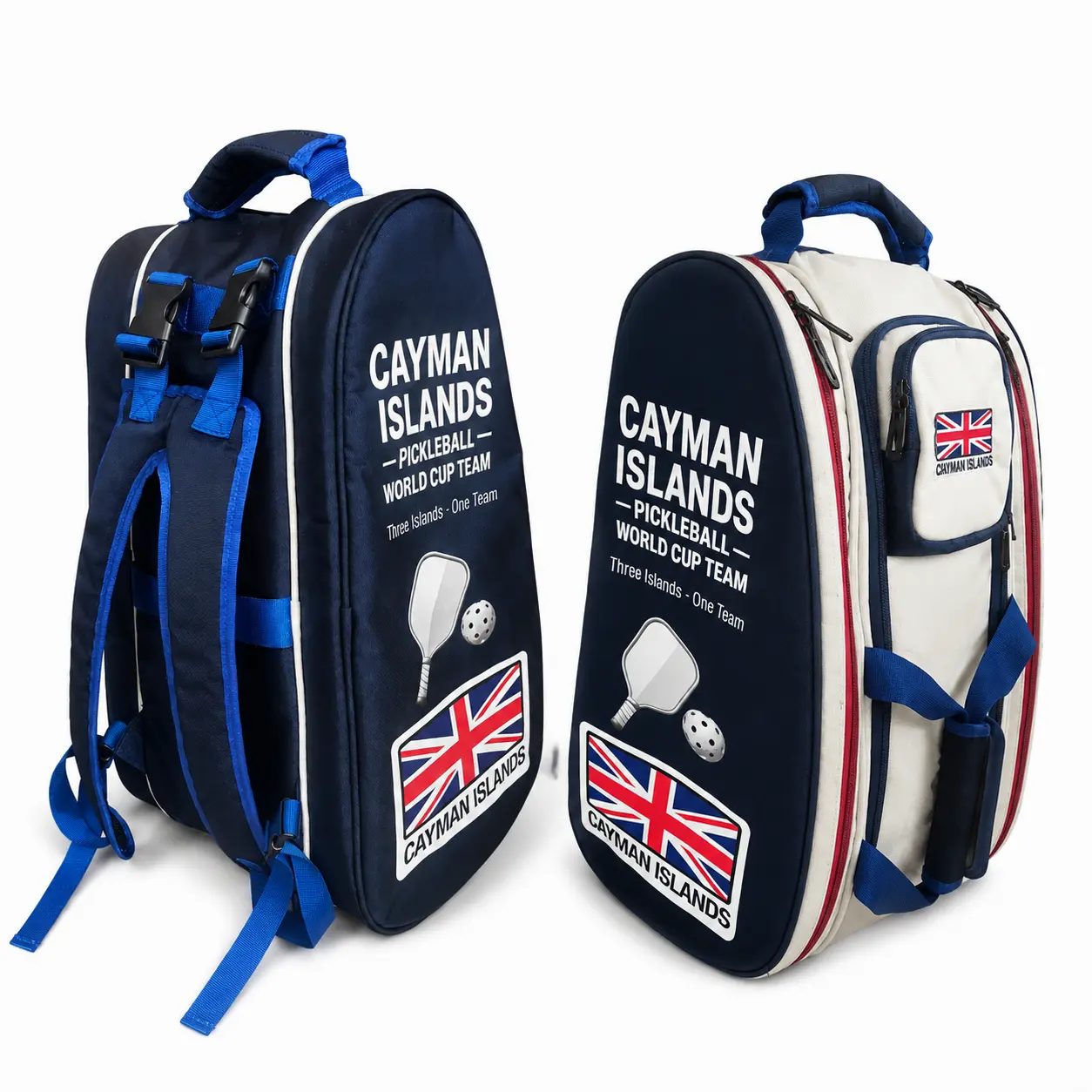 Pickleball coach and staff gear bags with custom branding for training programs
