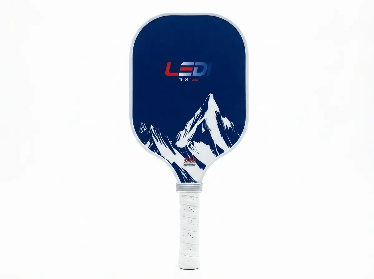 2026 new 10.5/14/16mm glassfiber edgeless pickleball paddle, 41cm, 220g, 360° rotation