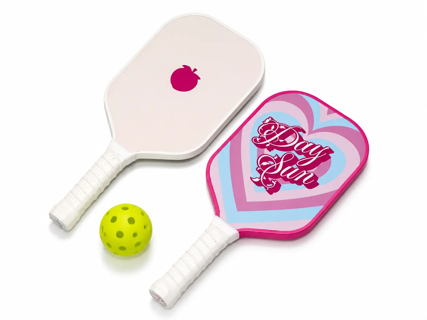OEM 13/14/16mm glassfiber edgeless pickleball paddle, 41cm, 220±5g, 360° rotation