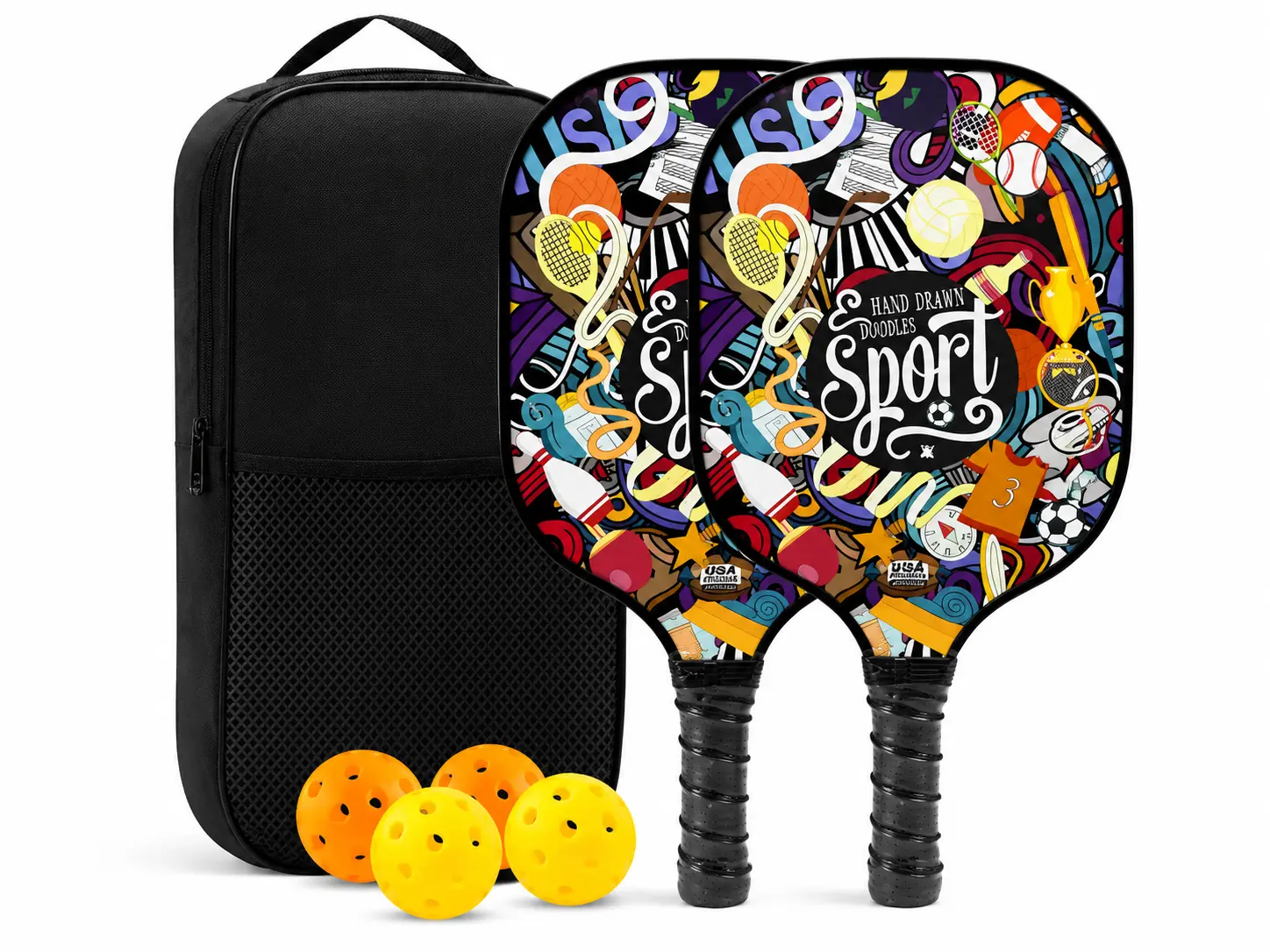 USAPA approved pickleball paddle with honeycomb and EPP core for adults, teenagers, and children
