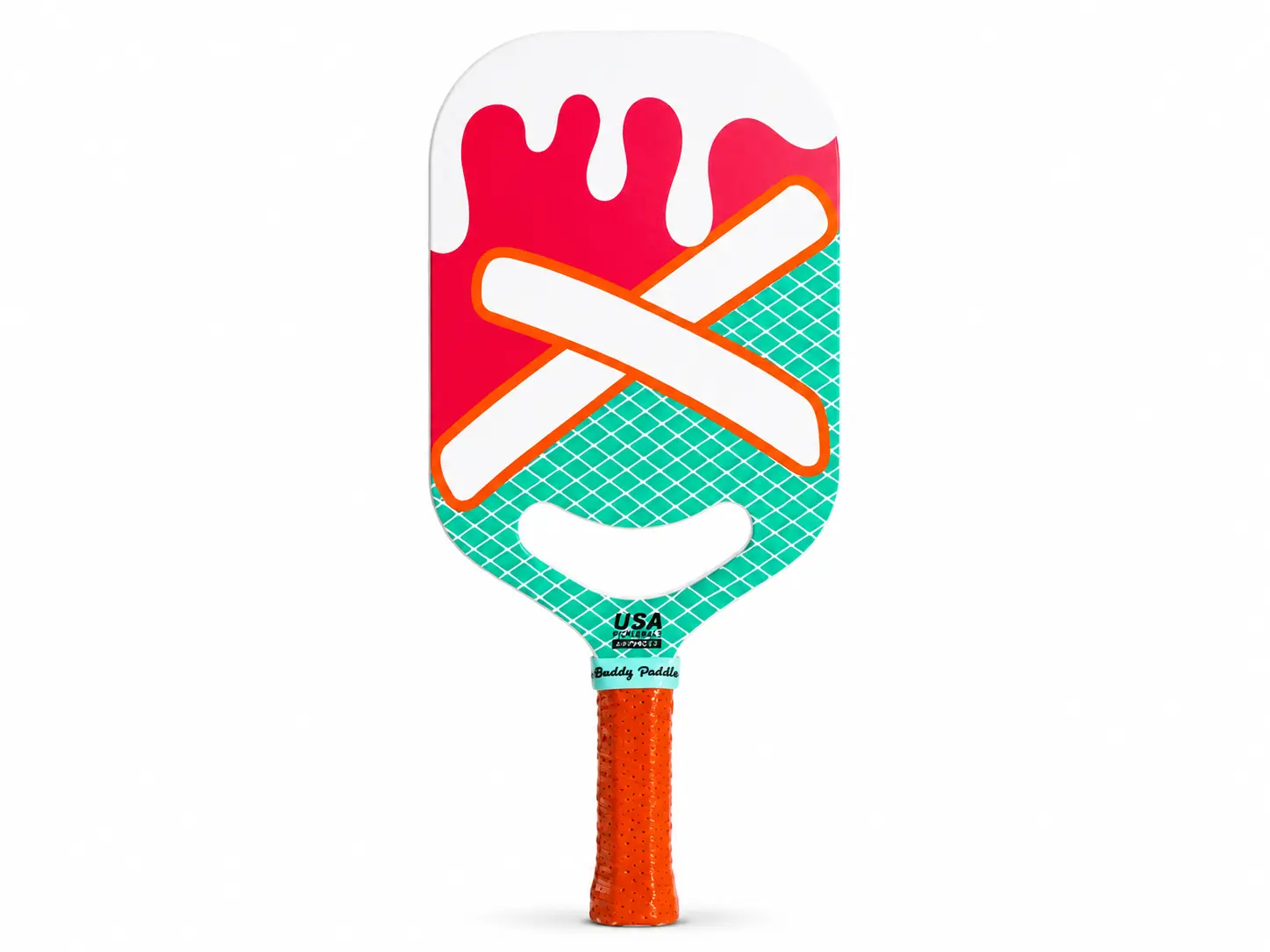 Trendy edgeless pickleball paddle with 16mm thickness and multiple shape options for children, adults, and teenagers