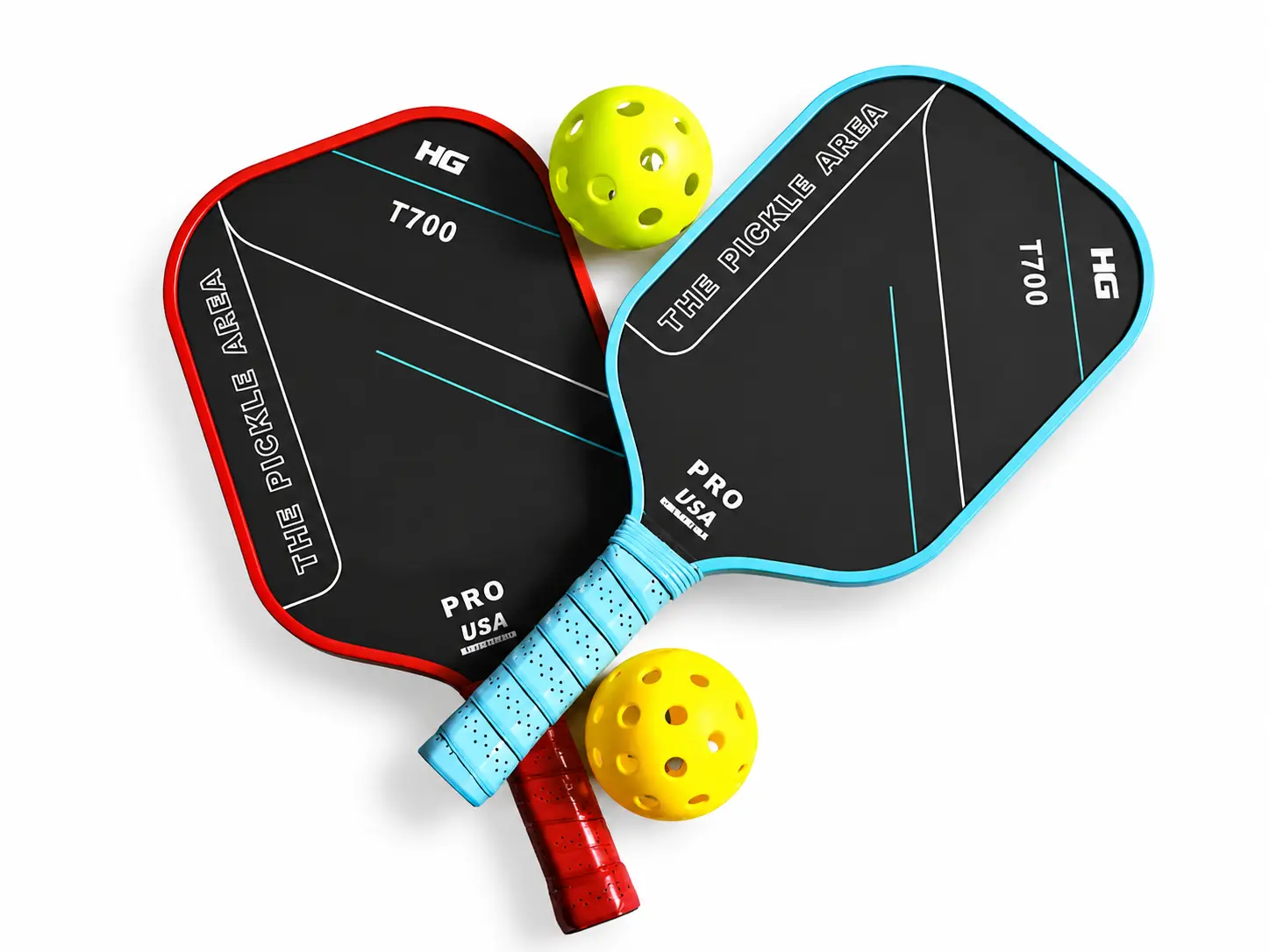 Standard pickleball paddle with 16mm honeycomb core for adults, durable and lightweight for training
