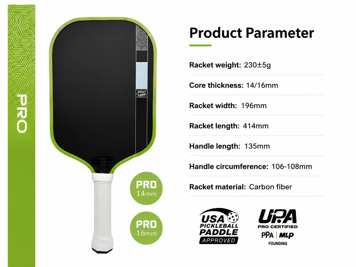 Product Parameter