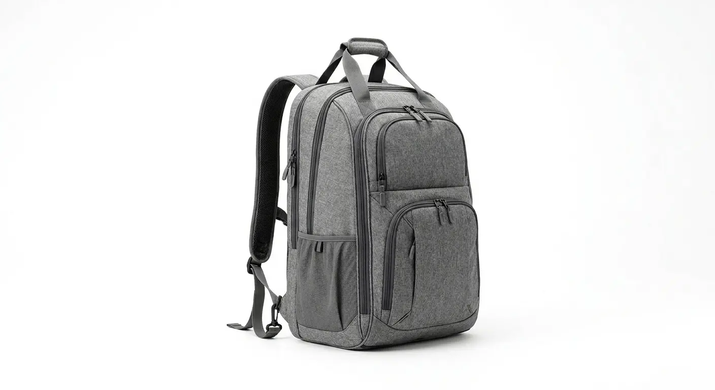 OEM tournament bag shape sample on a pure white background, shown as a high-capacity flagship model for pickleball