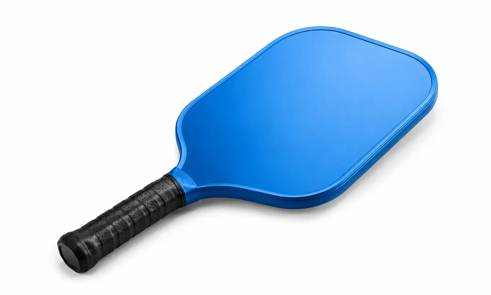 Power blank paddle sample in bright blue on a pure white background, designed for bold branding and performance development